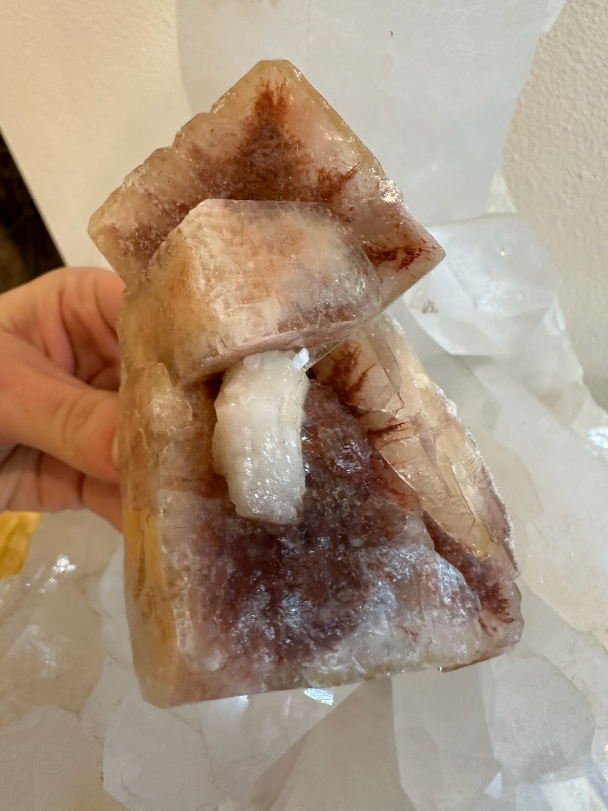 Red Apophyllite Cluster 280g