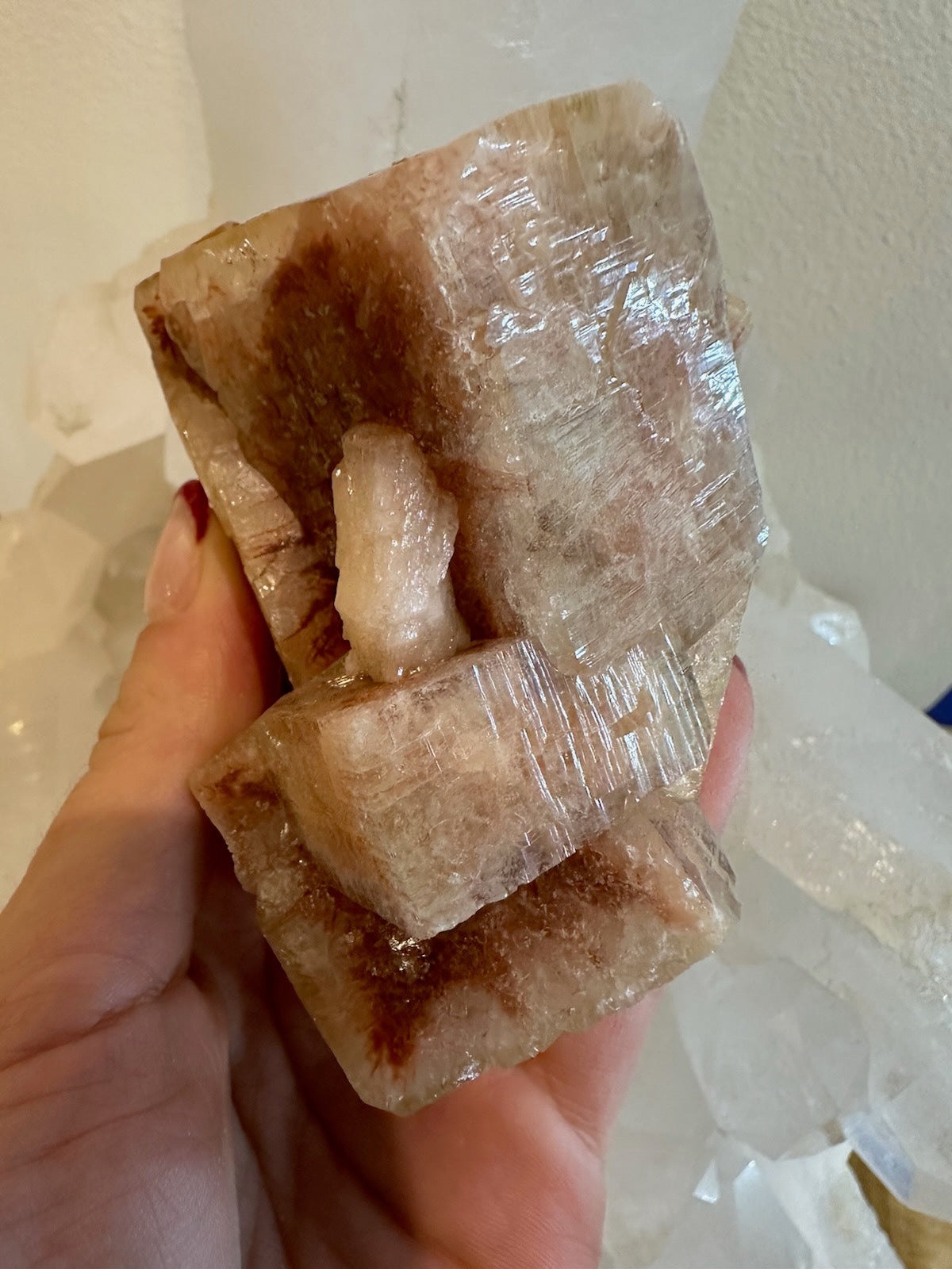 Red Apophyllite Cluster 280g