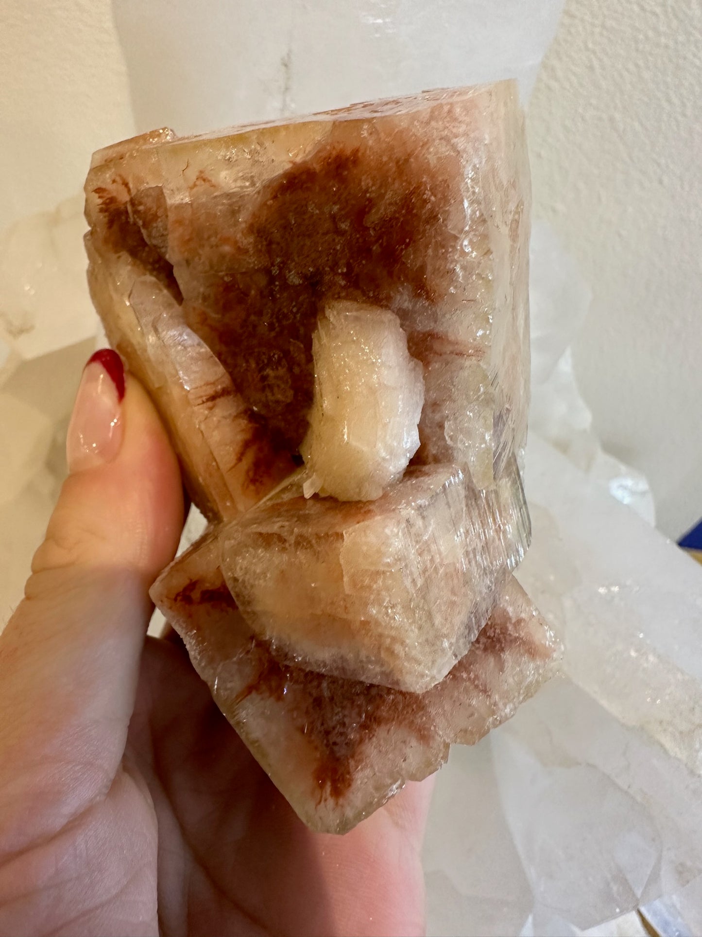 Red Apophyllite Cluster 280g