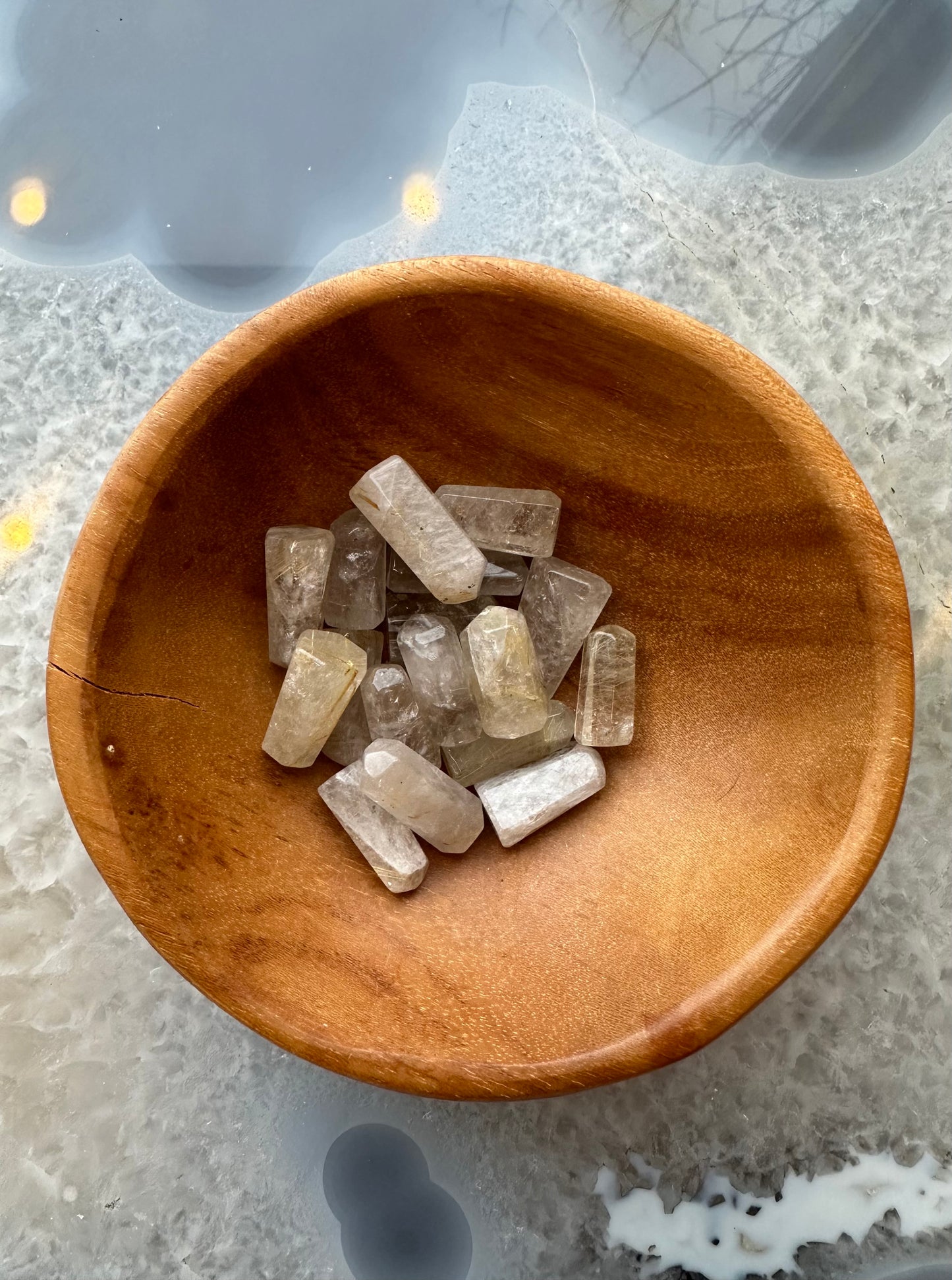 Rutilated Quartz crystal points SM