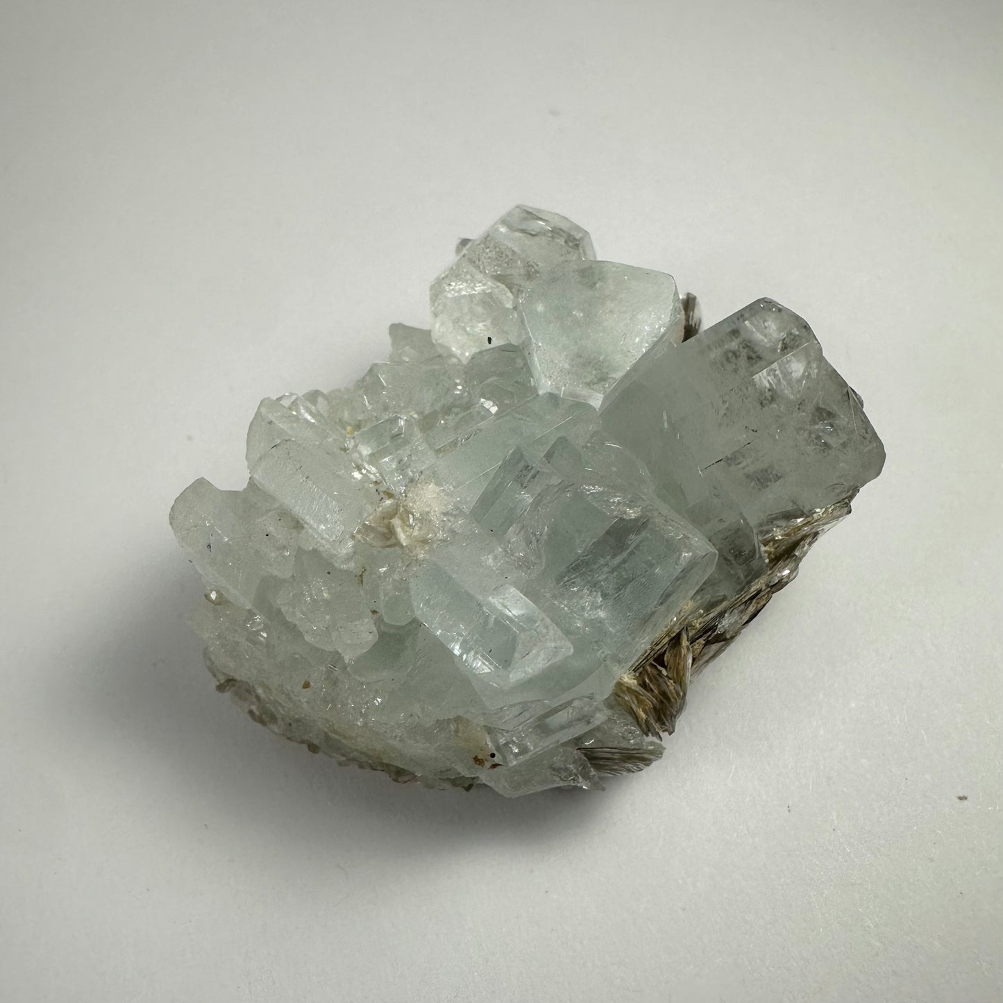 Aquamarine with Muscovite and Albite Shigar Valley, Skardu, Pakistan