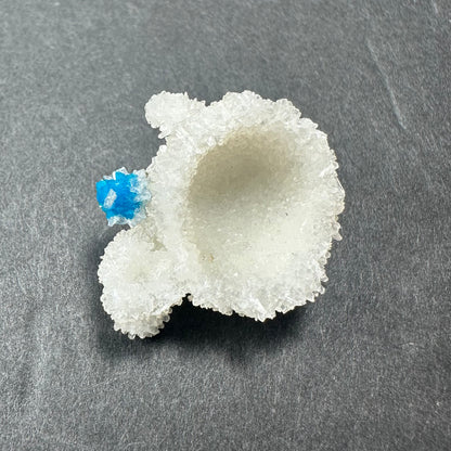 Cavansite Ball 'Floaters' on Stilbite SM from Maharashtra, Pune, India