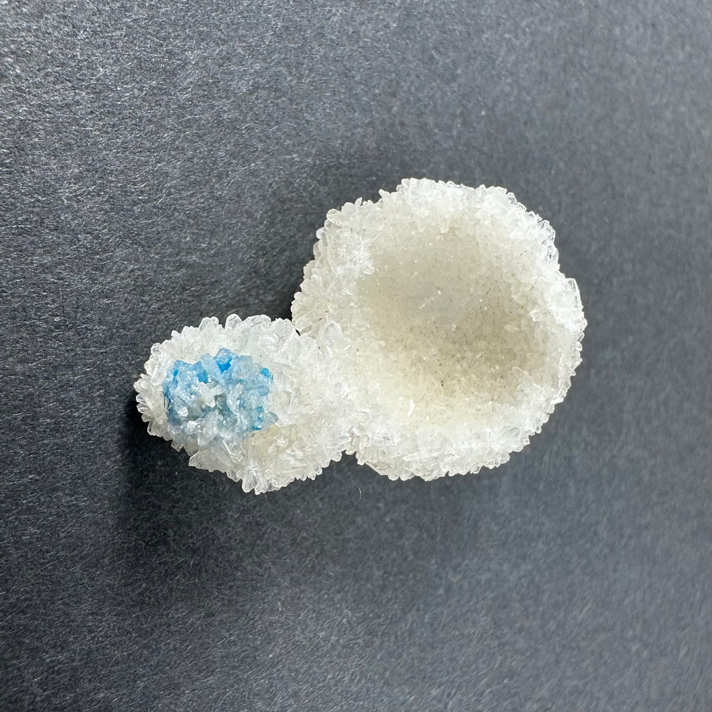 Cavansite Ball 'Floaters' on Stilbite SM from Maharashtra, Pune, India