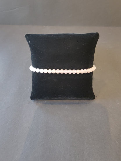 Beaded Stone Bracelet 4mm