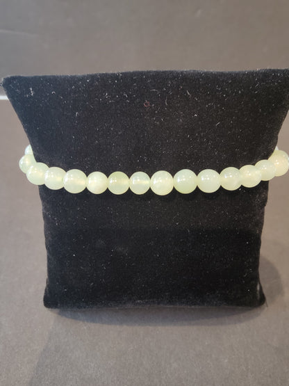 Beaded Stone Bracelet 6mm