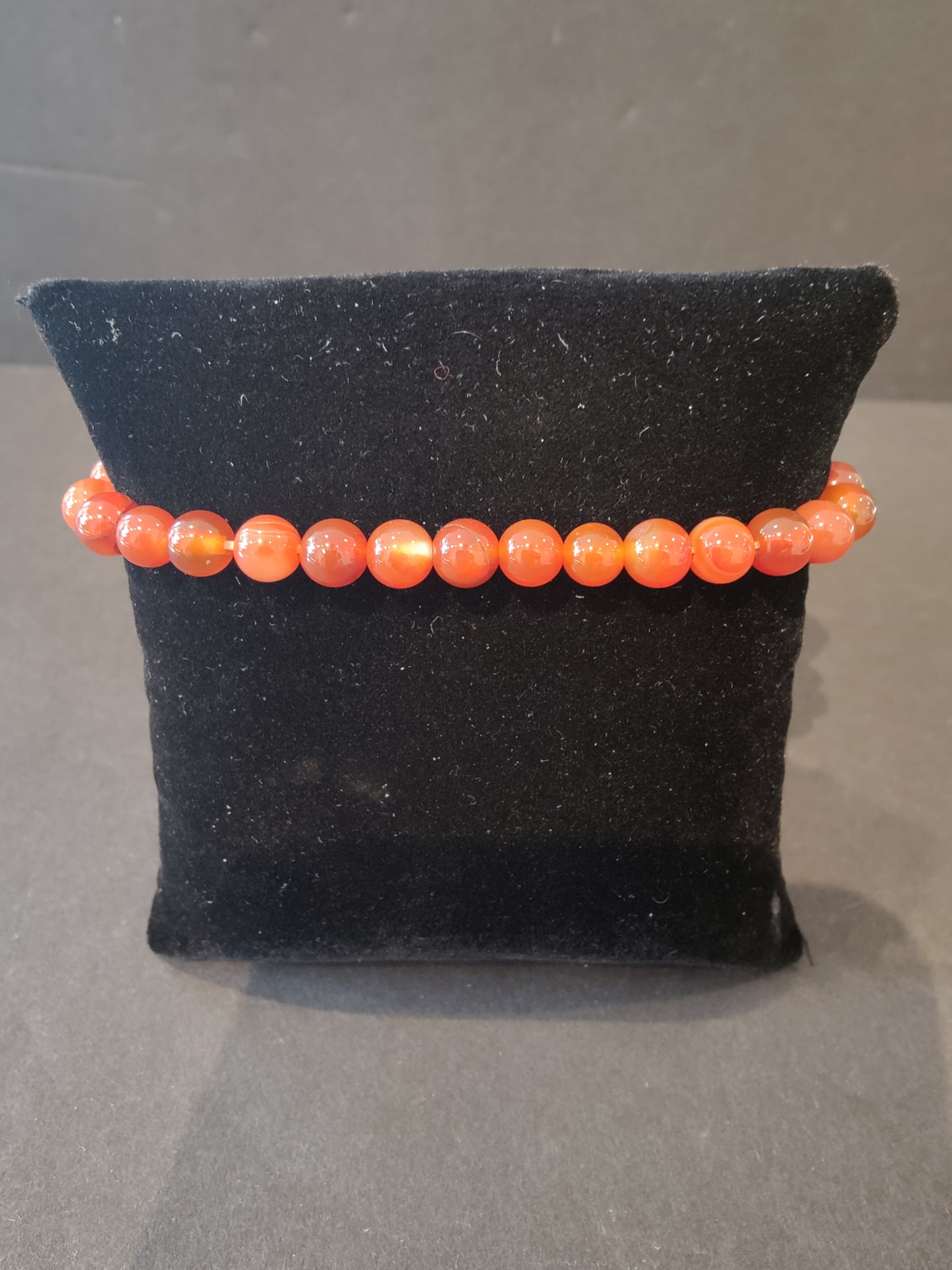 Beaded Stone Bracelet 6mm