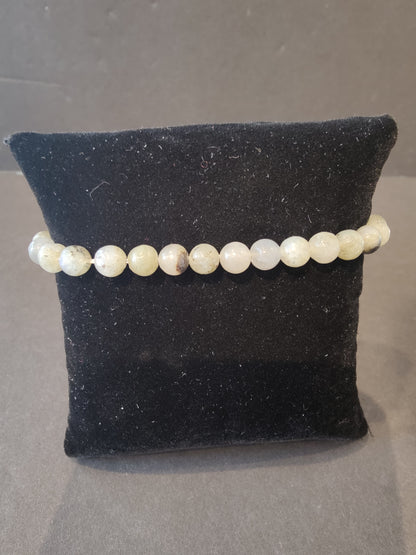 Beaded Stone Bracelet 6mm