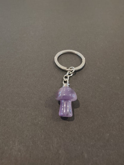 Stone Mushroom Keychain