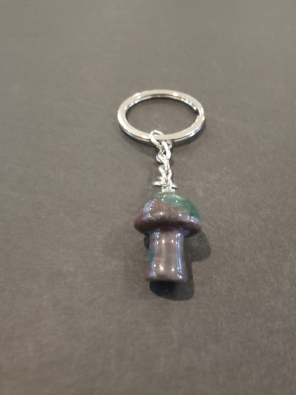 Stone Mushroom Keychain