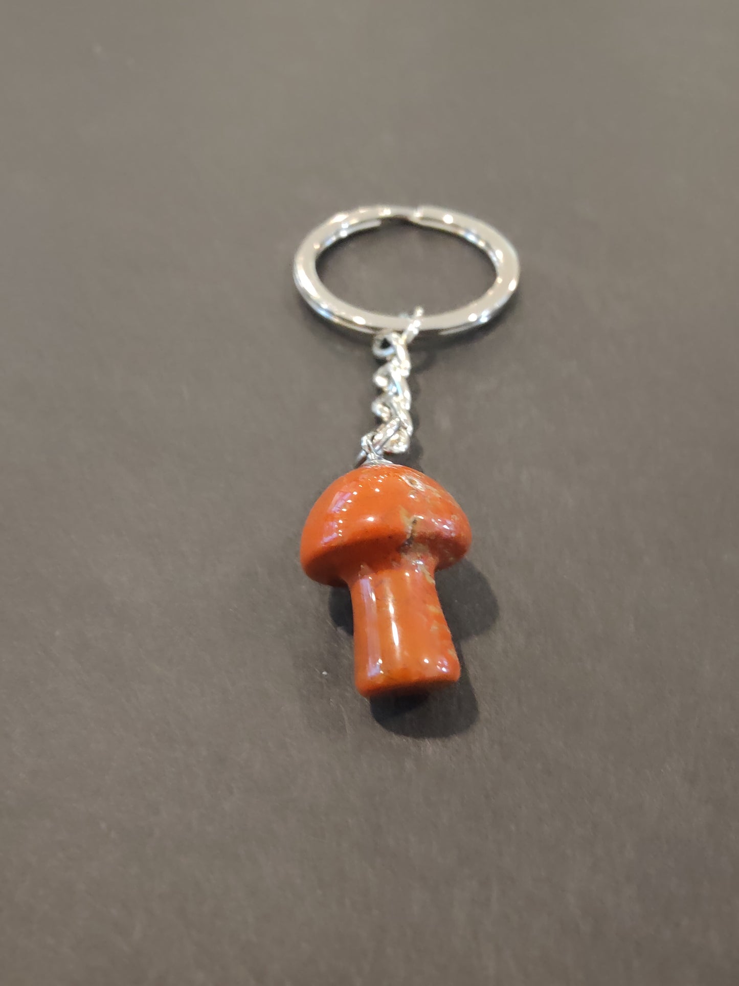 Stone Mushroom Keychain