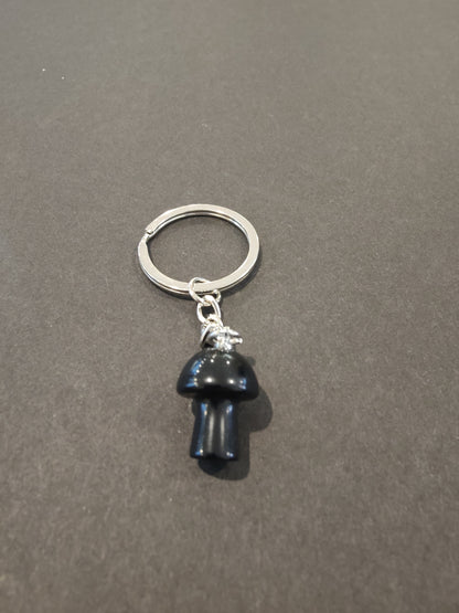 Stone Mushroom Keychain
