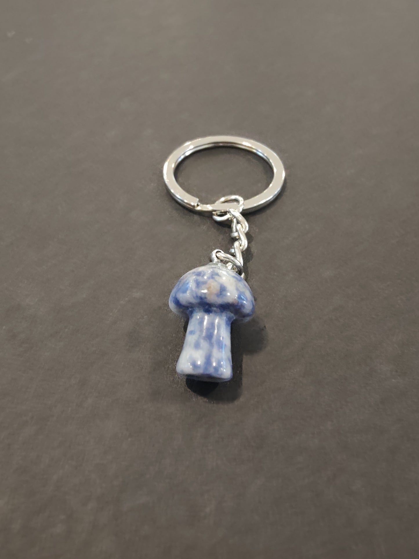 Stone Mushroom Keychain
