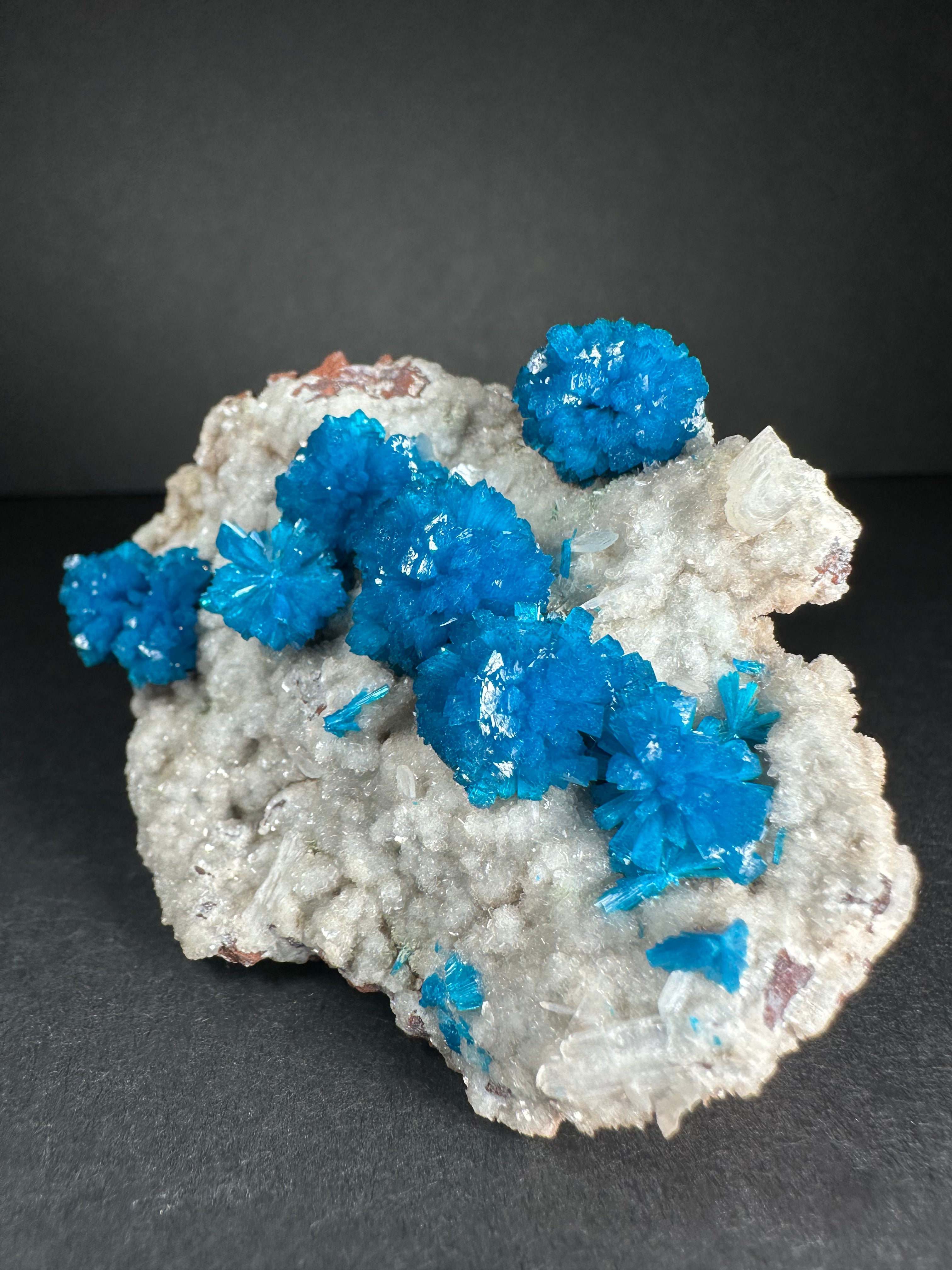 Cavansite with Stilbite on Matrix from Pune, Maharashtra, India – Rare ...