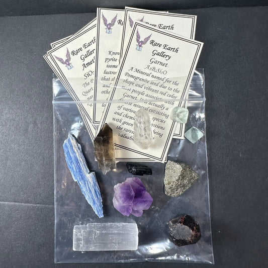 Crystal Collector Starter Mix 9 Pieces