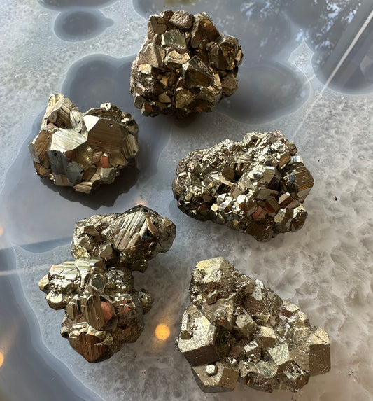 Cubic Pyrite Cluster (C Grade) Peru