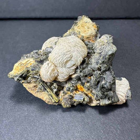 Botryoidal Prehnite on Epidote from Kayes Region, Mali, West Africa