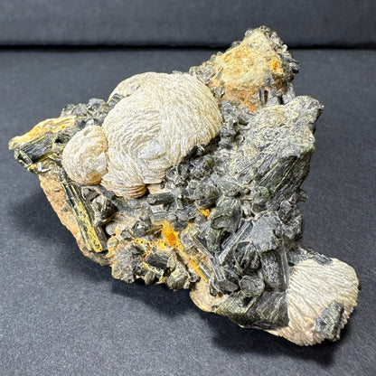 Botryoidal Prehnite on Epidote from Kayes Region, Mali, West Africa