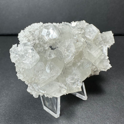 Clear Apophyllite Crystal Cluster Micro Specimen from India