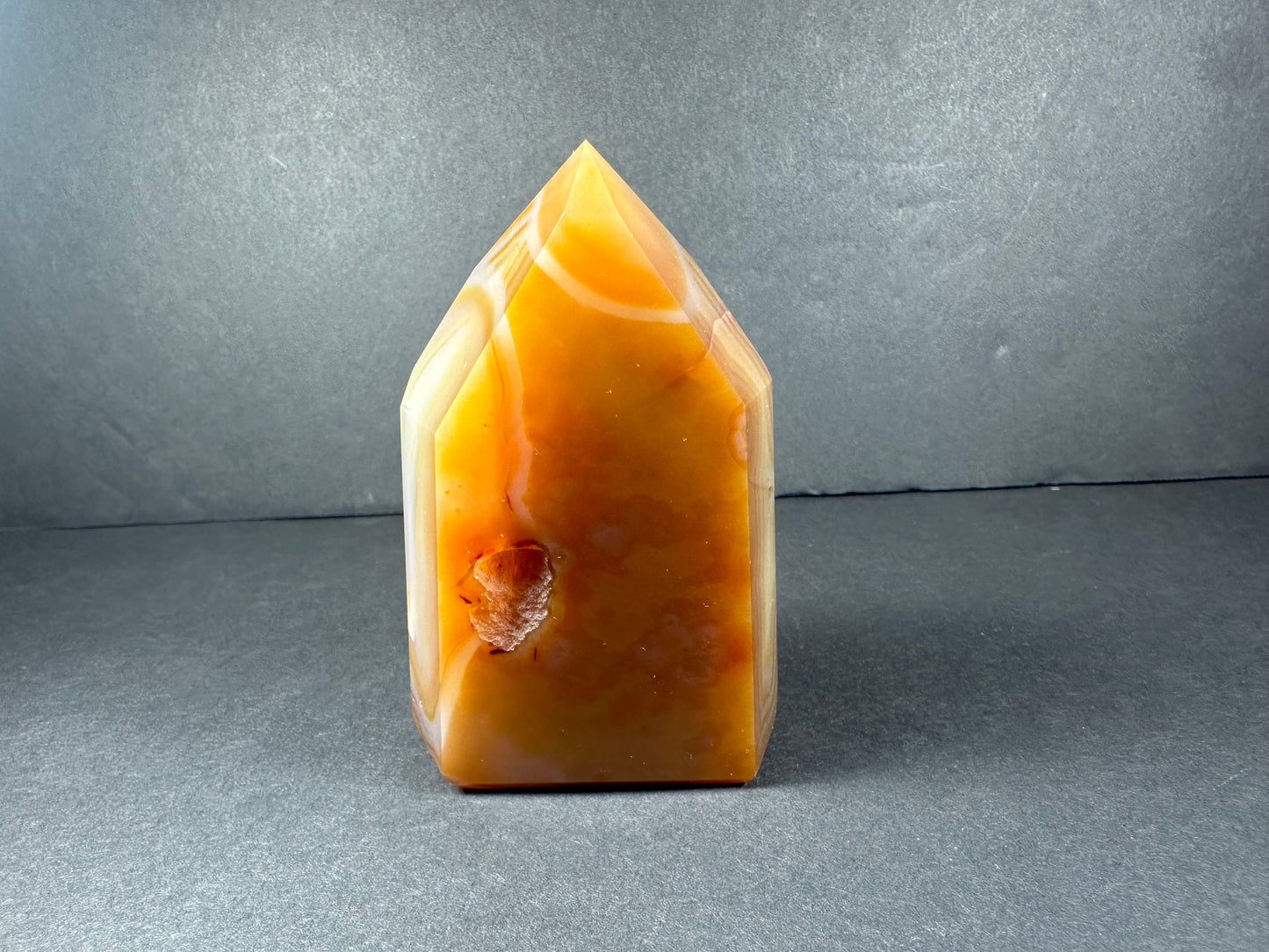 Banded Carnelian Tower from Brazil