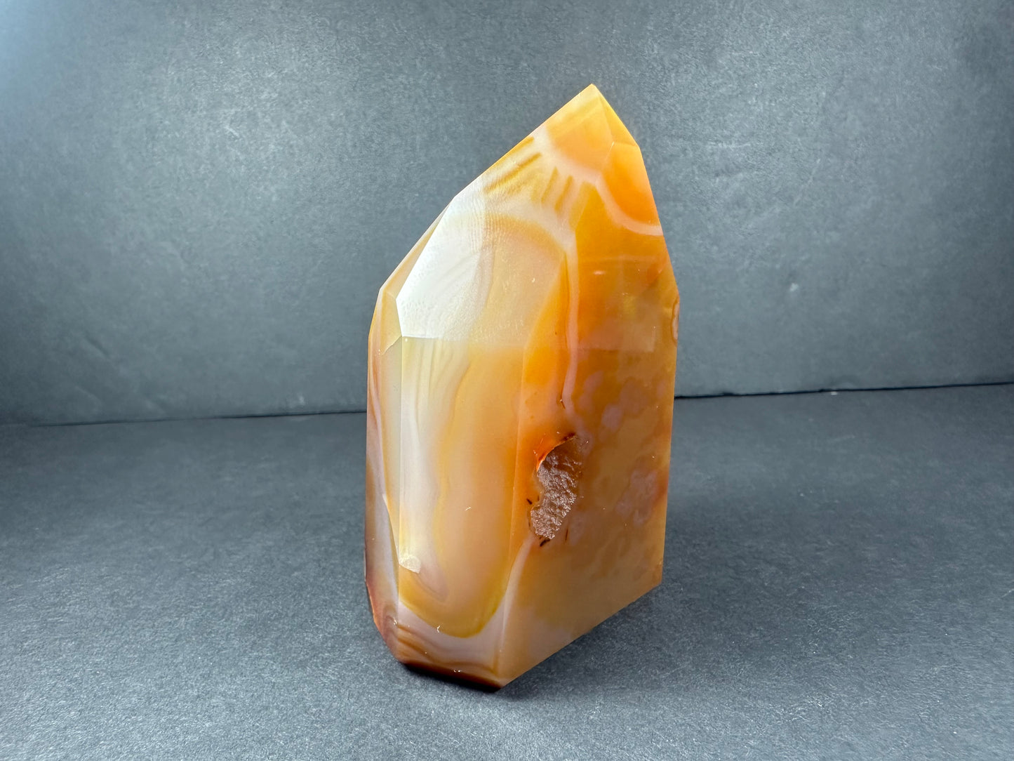 Banded Carnelian Tower from Brazil