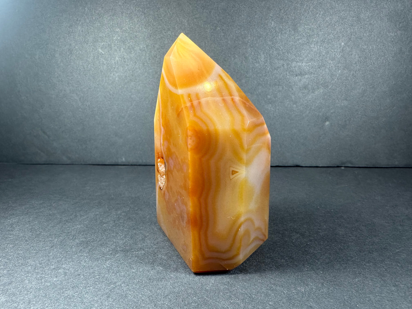 Banded Carnelian Tower from Brazil