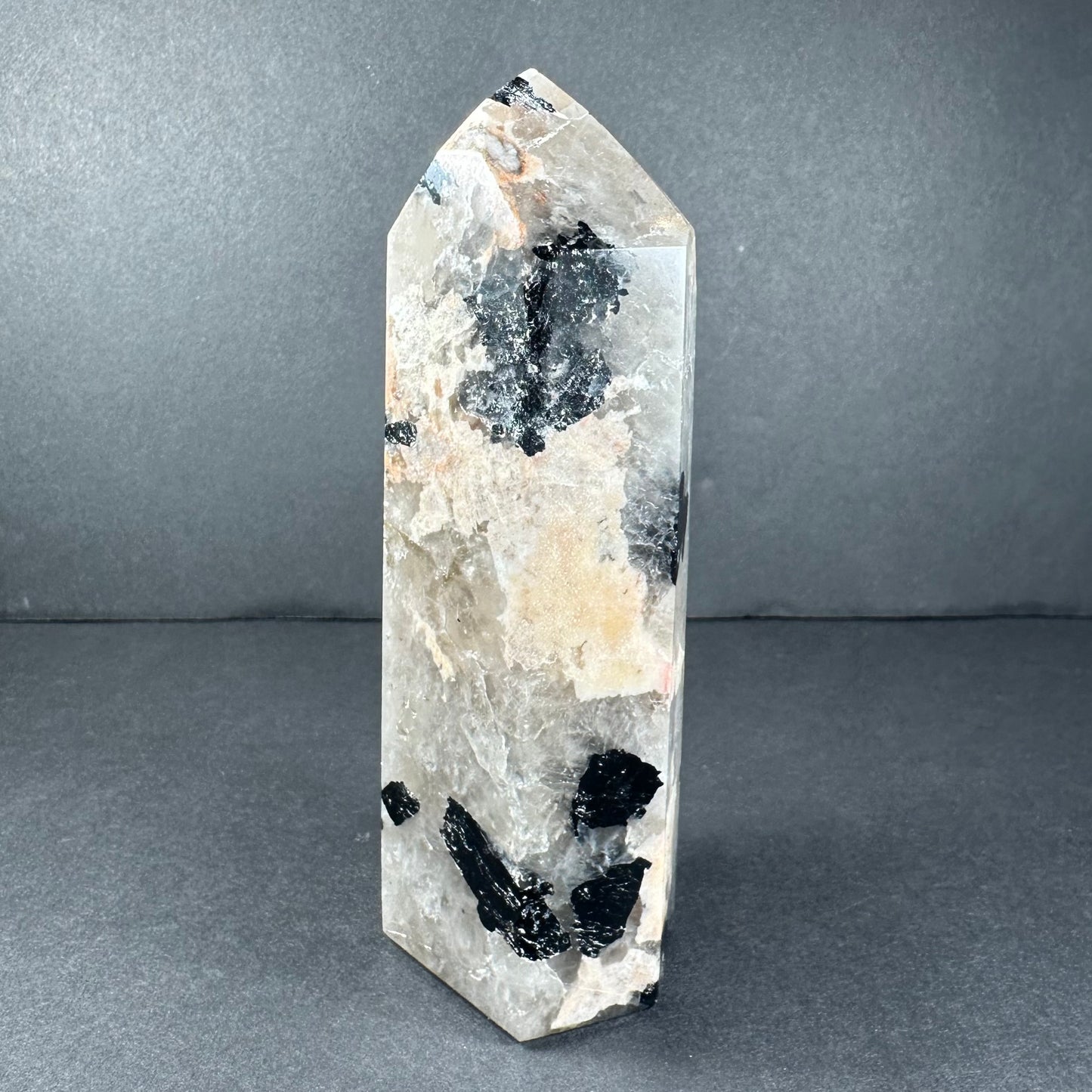 Peach Moonstone Tower from Brazil