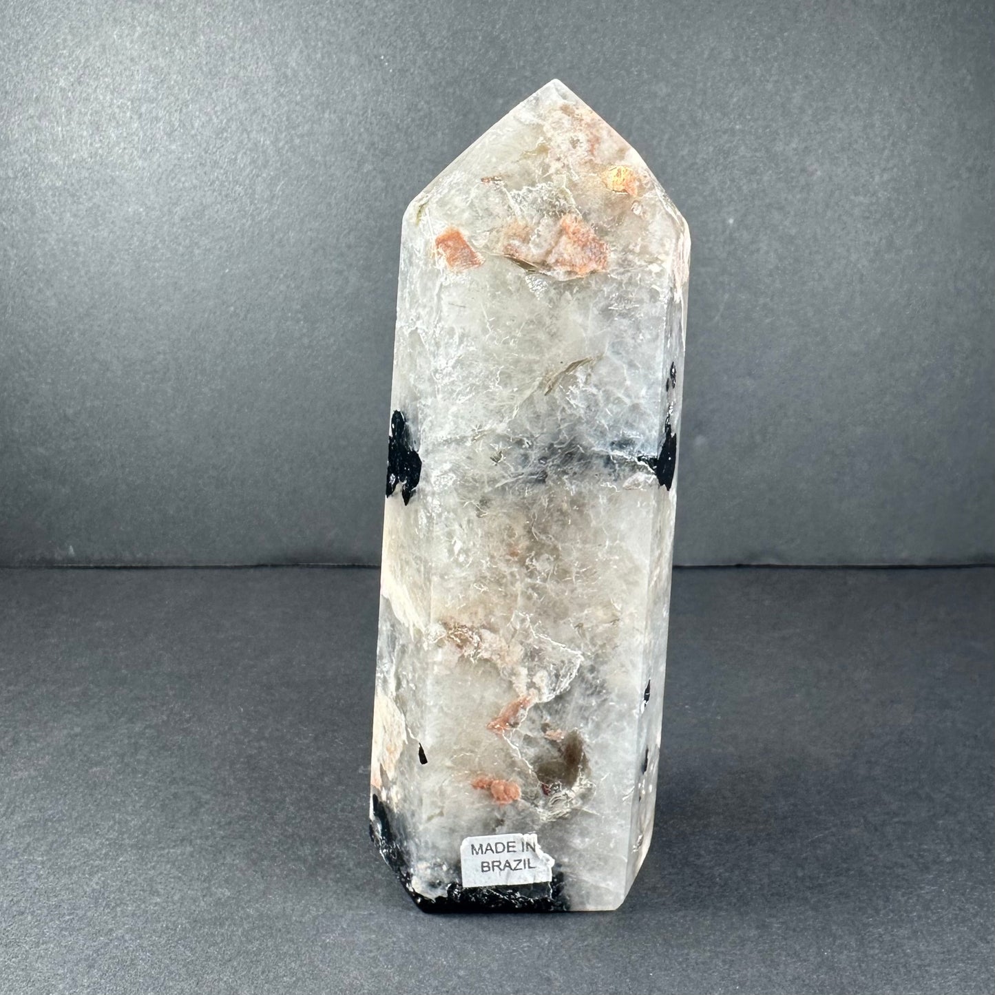Peach Moonstone Tower from Brazil