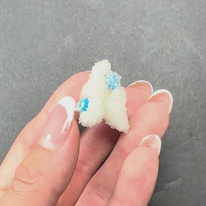 Cavansite Ball 'Floaters' on Stilbite SM from Maharashtra, Pune, India