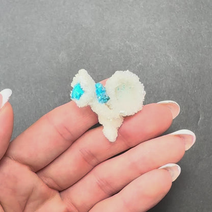 Cavansite Ball 'Floaters' on Stilbite SM from Maharashtra, Pune, India