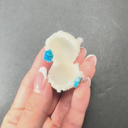 Cavansite Ball 'Floaters' on Stilbite MD