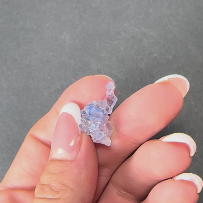 Blue Fluorite Cube, Minerva Mine #1, Hardin Co. Illinois