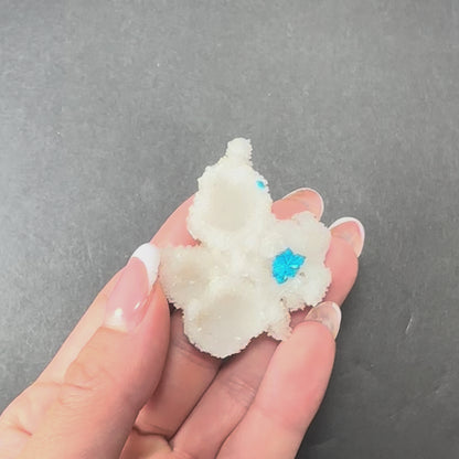 Cavansite Ball 'Floaters' on Stilbite MD