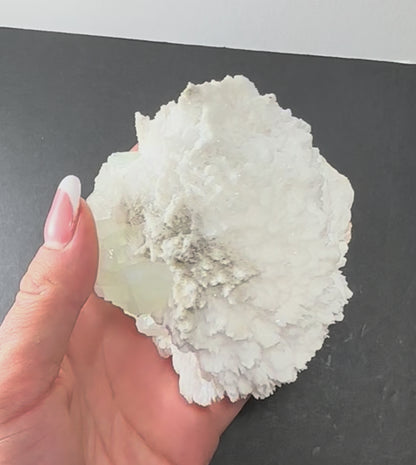Mordenite with Green Apophyllite from India