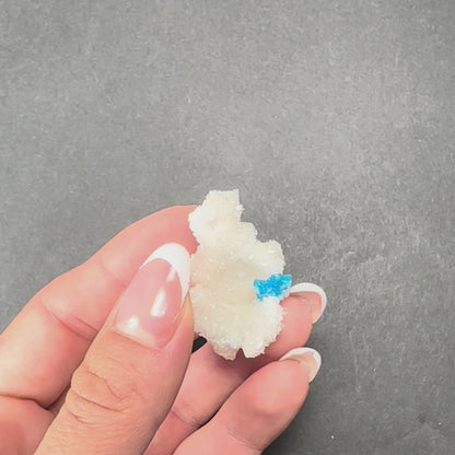 Cavansite Ball 'Floaters' on Stilbite SM from Maharashtra, Pune, India