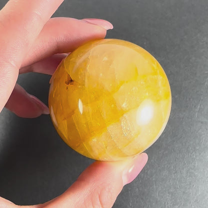 Yellow Hematoid Quartz Sphere