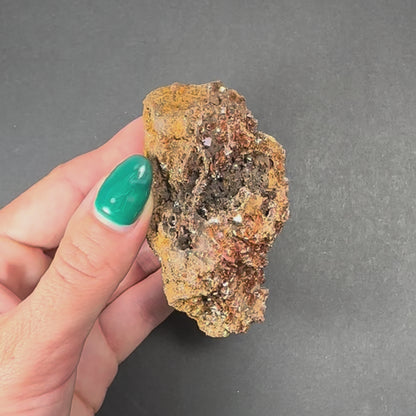 Wulfenite Cluster on Matrix from Maoniuping Mine, Sichuan, China