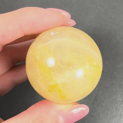 Yellow Hematoid Quartz Sphere