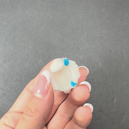 Cavansite Ball 'Floaters' on Stilbite SM from Maharashtra, Pune, India