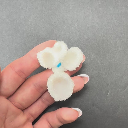 Cavansite Ball 'Floaters' on Stilbite MD