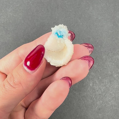 Cavansite Ball 'Floaters' on Stilbite SM from Maharashtra, Pune, India