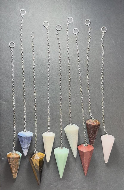 Stone Pendulum with Chain