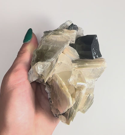 Blue Indicolite Tourmaline on Matrix from Nuristan, Afghanistan