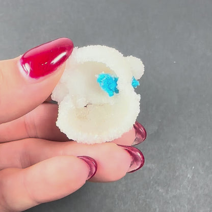 Cavansite Ball 'Floaters' on Stilbite SM from Maharashtra, Pune, India