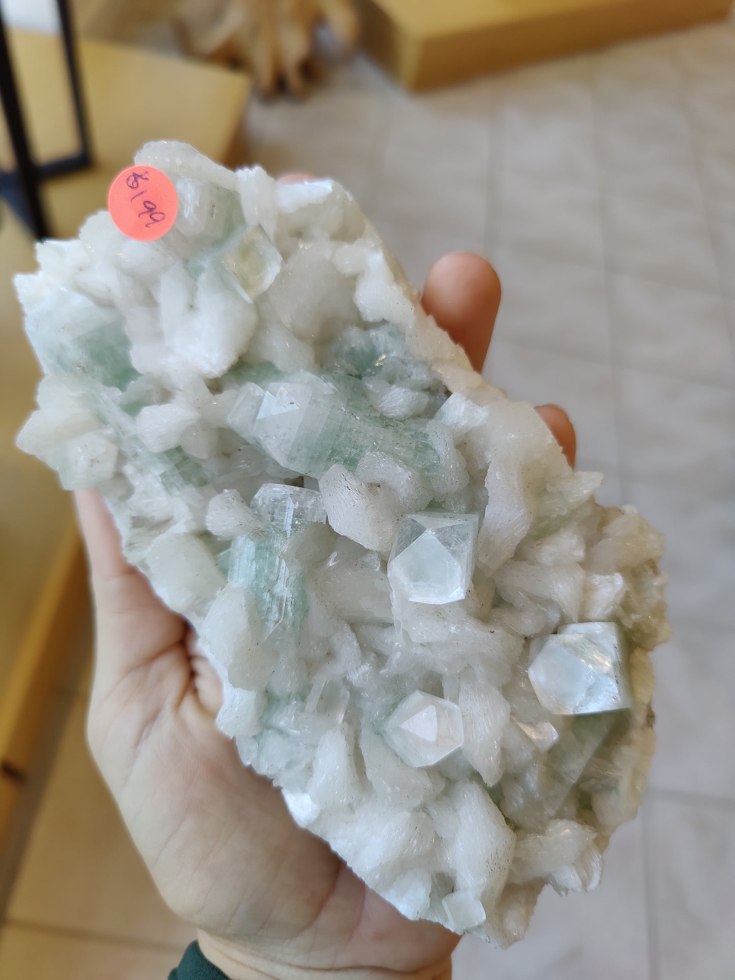 1.34 LB Light Green Apophyllite